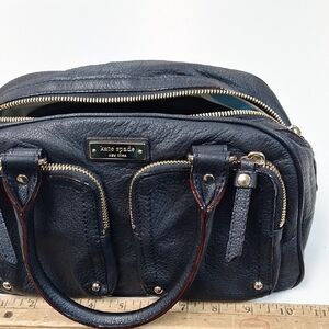 Kate Spade Navy Leather Satchel